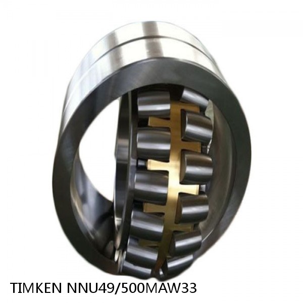 NNU49/500MAW33 TIMKEN Spherical Roller Bearings Brass Cage