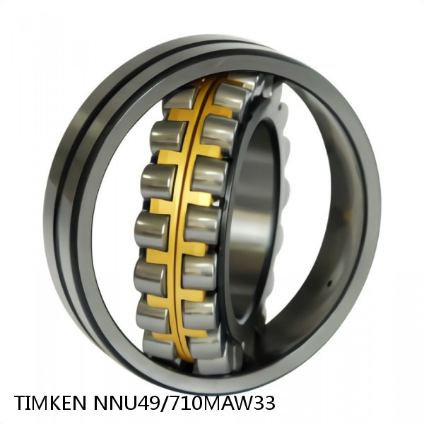 NNU49/710MAW33 TIMKEN Spherical Roller Bearings Brass Cage