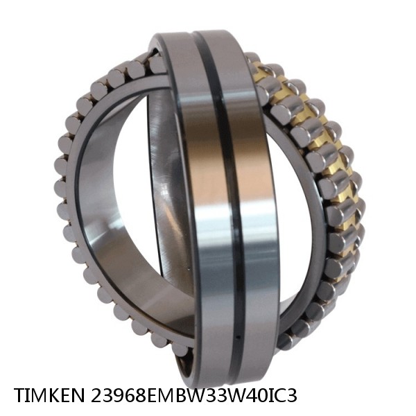 23968EMBW33W40IC3 TIMKEN Spherical Roller Bearings Brass Cage