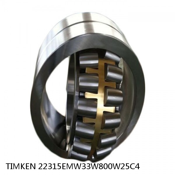22315EMW33W800W25C4 TIMKEN Spherical Roller Bearings Brass Cage