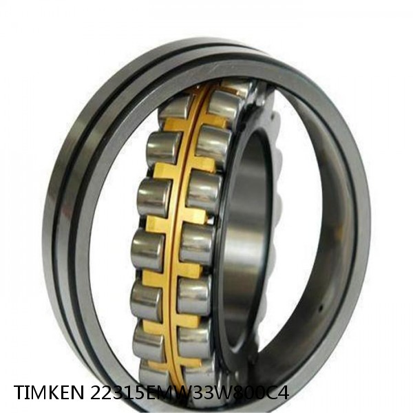 22315EMW33W800C4 TIMKEN Spherical Roller Bearings Brass Cage