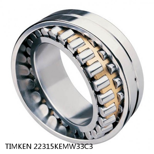 22315KEMW33C3 TIMKEN Spherical Roller Bearings Brass Cage