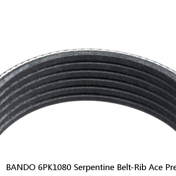BANDO 6PK1080 Serpentine Belt-Rib Ace Precision Engineered V-Ribbed Belt  #1 small image