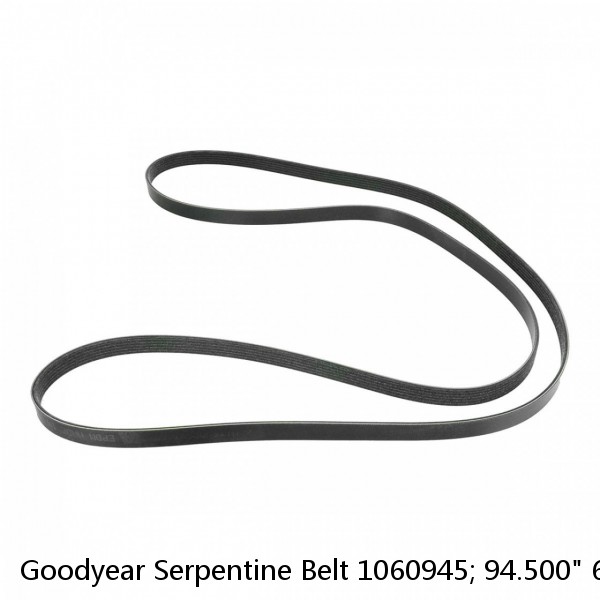 Goodyear Serpentine Belt 1060945; 94.500" 6-Rib Multi V-Belt EPDM #1 small image