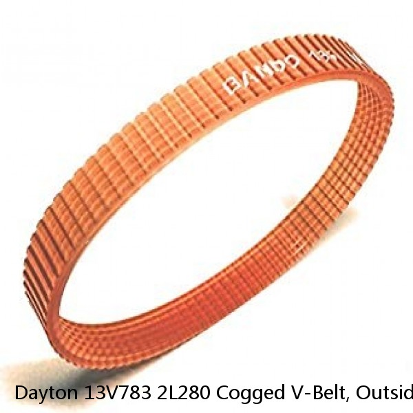 Dayton 13V783 2L280 Cogged V-Belt, Outside Length 28"