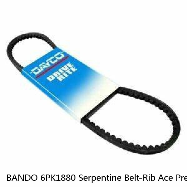 BANDO 6PK1880 Serpentine Belt-Rib Ace Precision Engineered V-Ribbed Belt  (Fits: Toyota) #1 small image