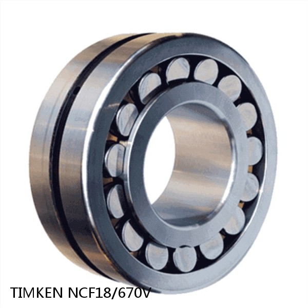 NCF18/670V TIMKEN Spherical Roller Bearings Brass Cage #1 image