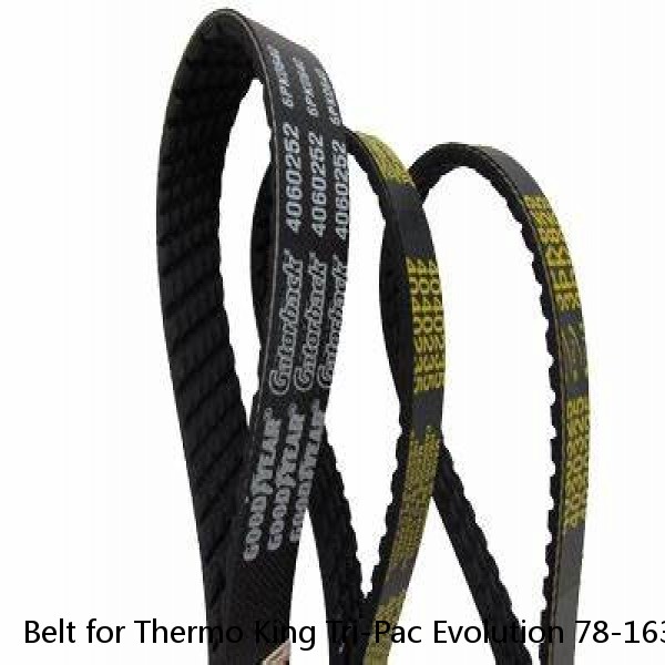 Belt for Thermo King Tri-Pac Evolution 78-1634 Serpentine Belt 6 Rib Tripac APU  #1 image