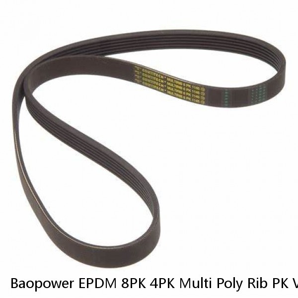 Baopower EPDM 8PK 4PK Multi Poly Rib PK V Belt 6PK V-Ribbed Automotive Ribbed V Belt for Volvo #1 image