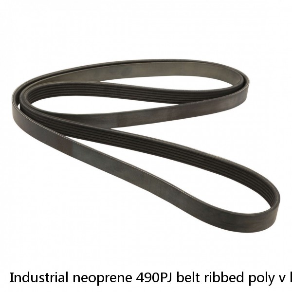 Industrial neoprene 490PJ belt ribbed poly v belt multi wedge belt #1 image